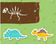 Dino fossil dínós HTML5 játék
