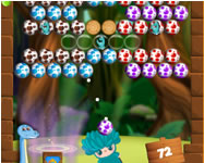 Egg shooter bubble dinosaur dínós HTML5 játék